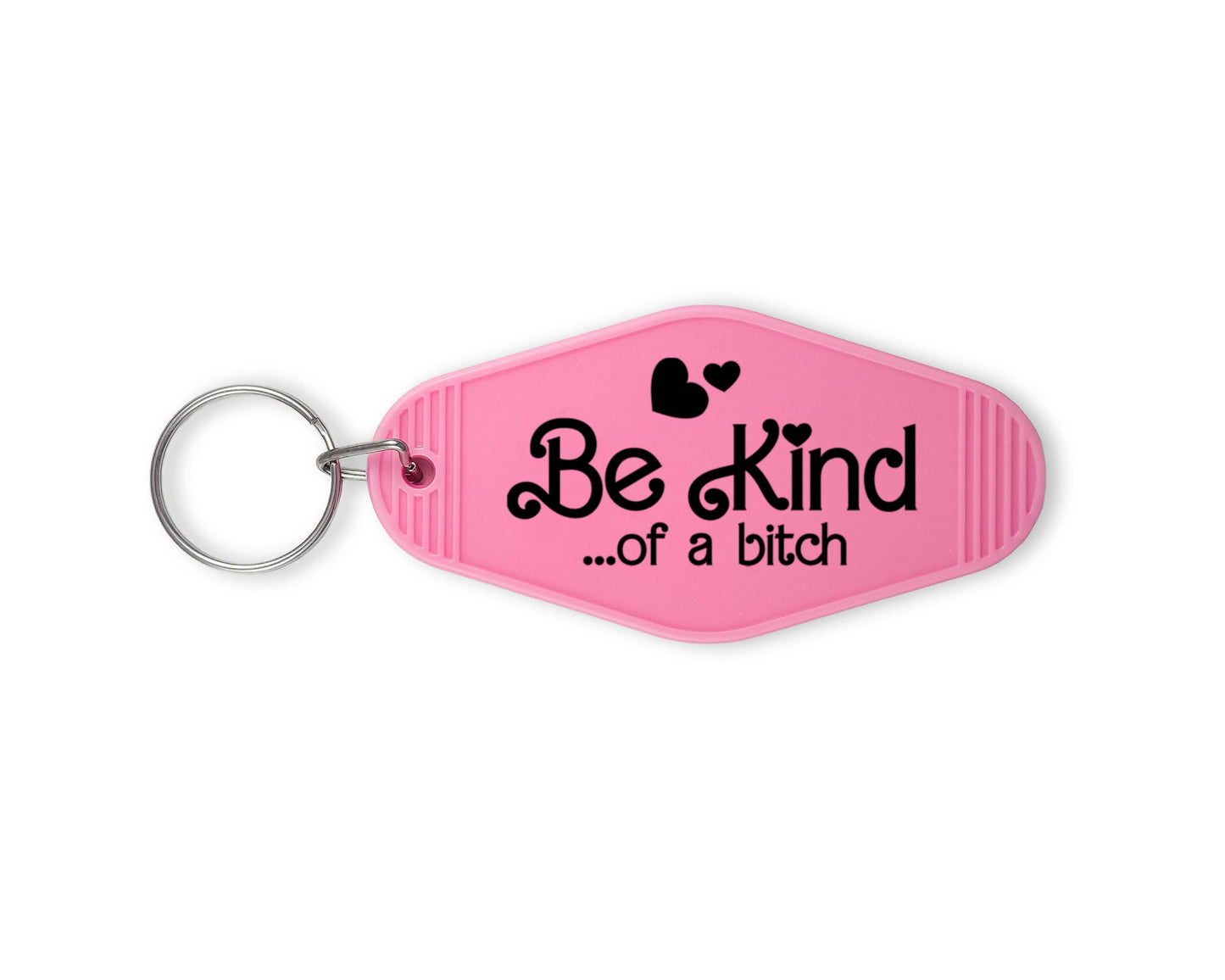 Be Kind...of a bitch - Barbie - Motel Keychain: Purple / Yes