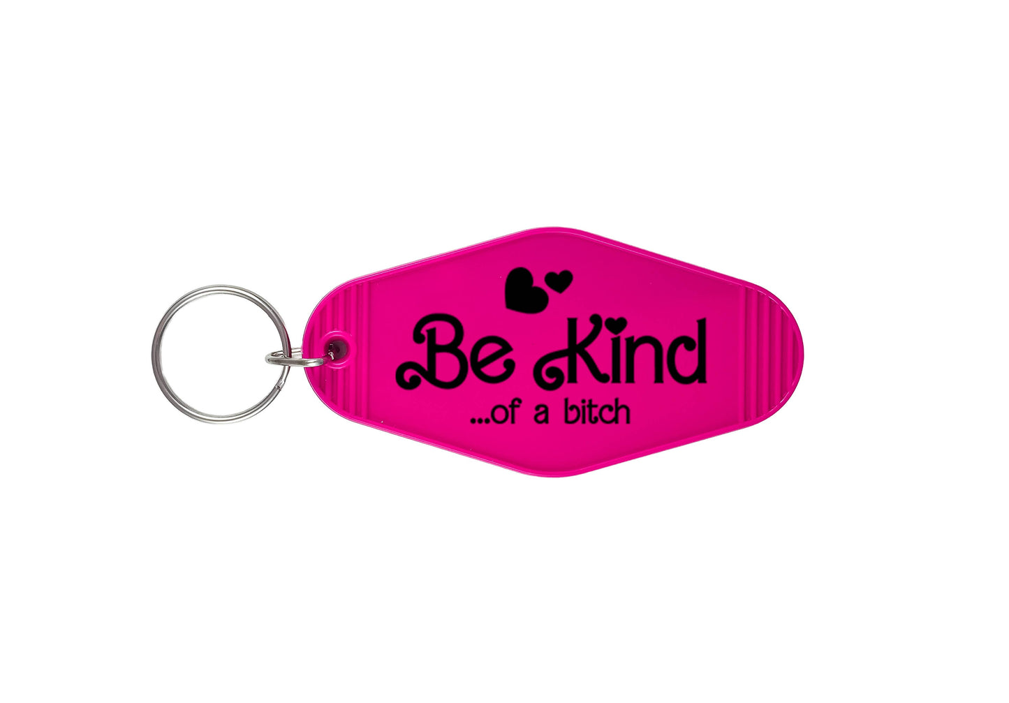 Be Kind...of a bitch - Barbie - Motel Keychain: Purple / Yes