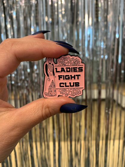 Ladies Fight Club Enamel Pin