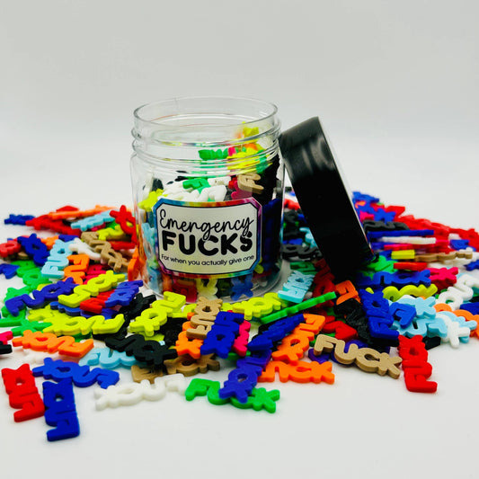 Jar of Emergency F*cks - 3D Printed Novelty Gift