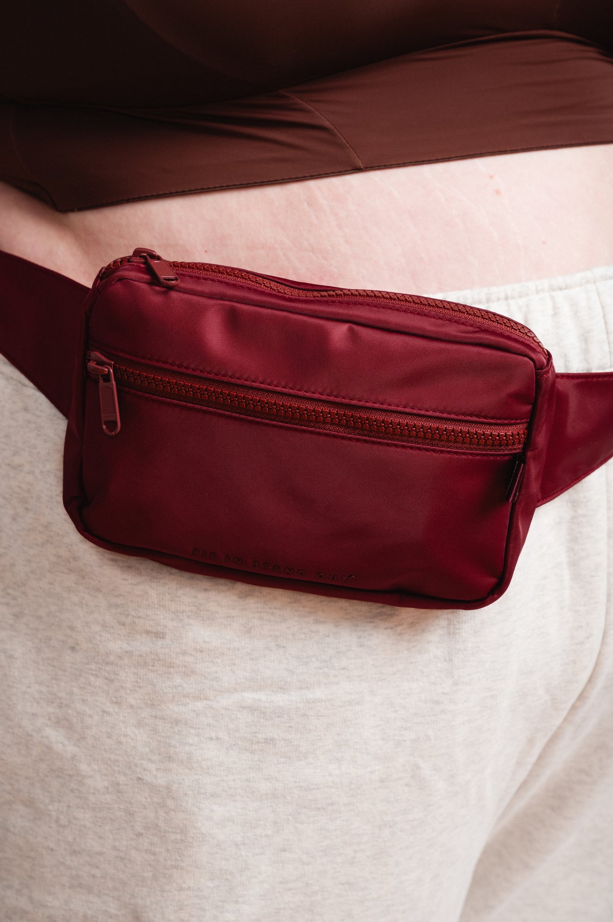 Dark Cherry Belt Bag