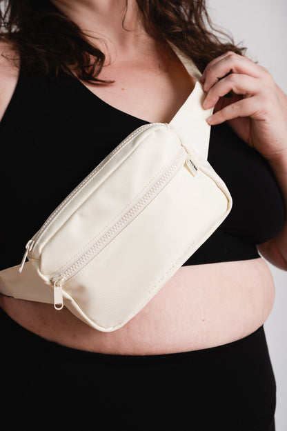 Crisp Cream Belt Bag