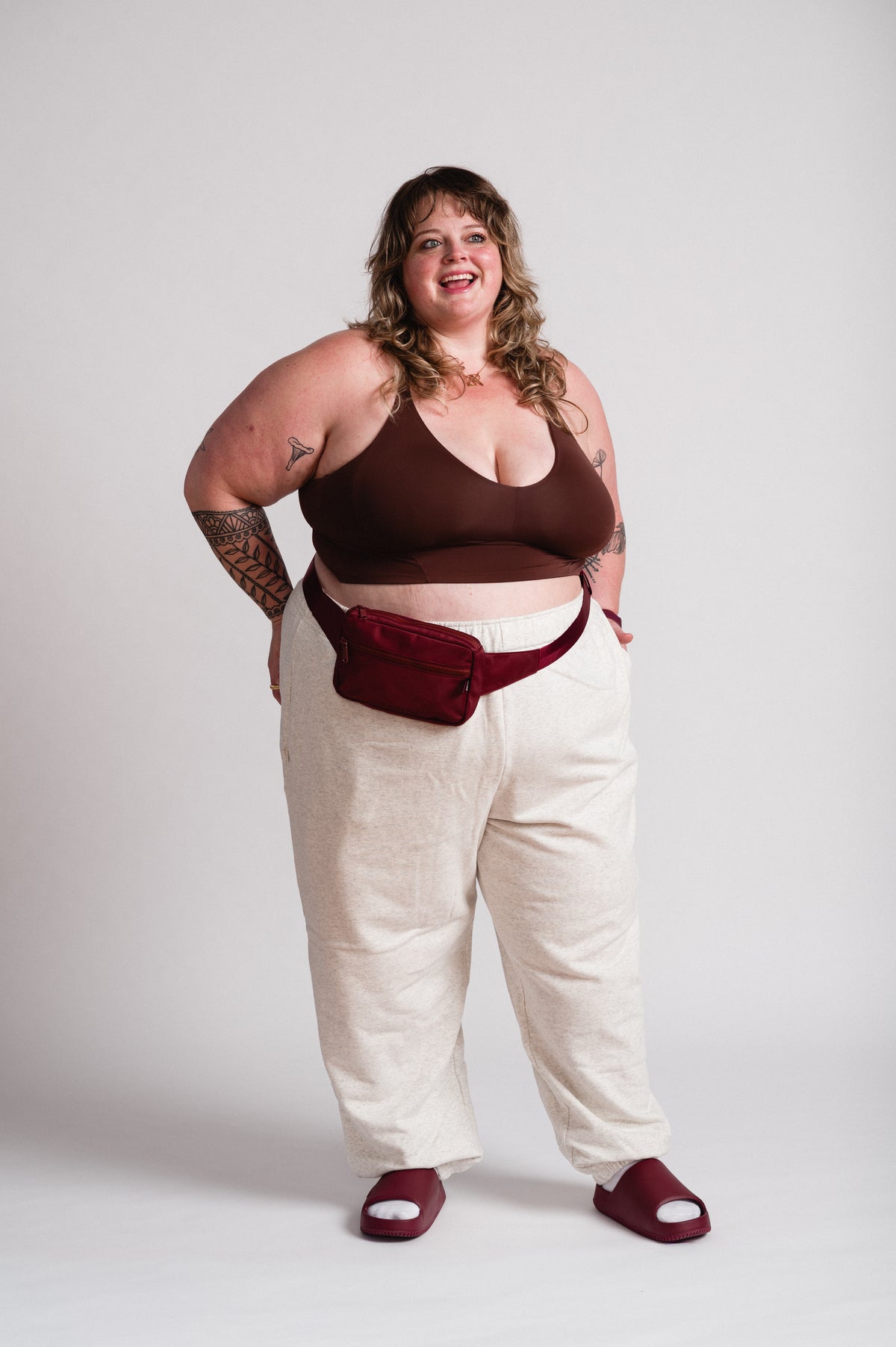 Dark Cherry Belt Bag