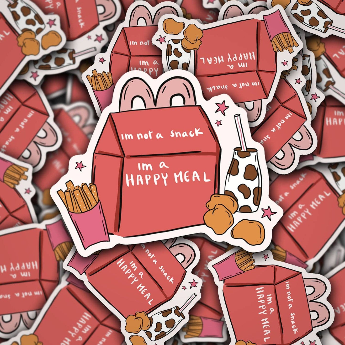 Vinyl Decal I'm a Happy Meal