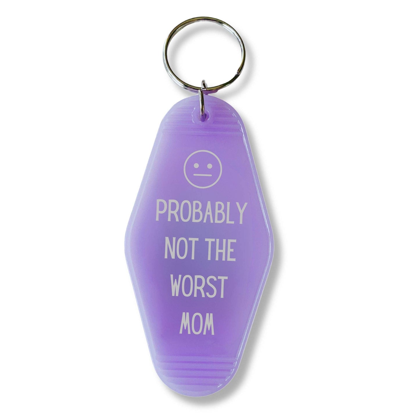 Probably Not the Worst Mom Motel Keychain
