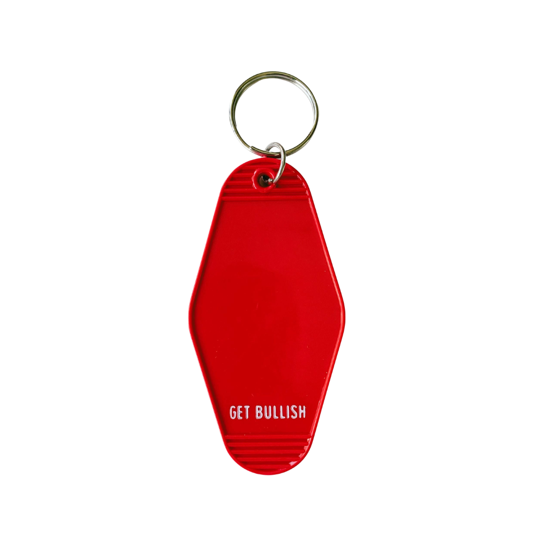 Say No To No Drugs Double Negative Motel Keychain in Red