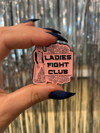 Ladies Fight Club Enamel Pin