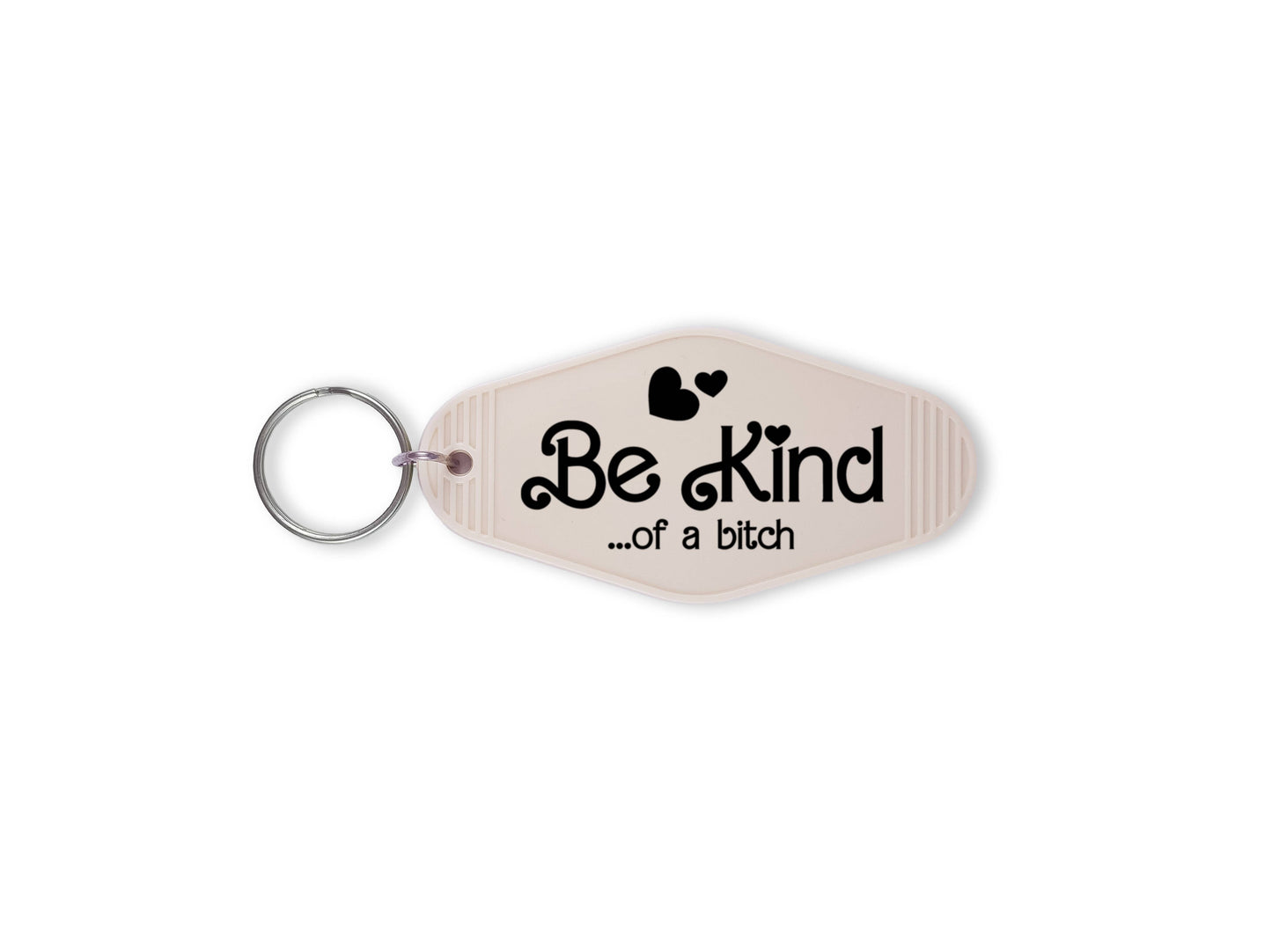 Be Kind...of a bitch - Barbie - Motel Keychain: Purple / Yes
