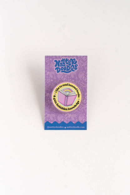 I Read Banned Books Pin