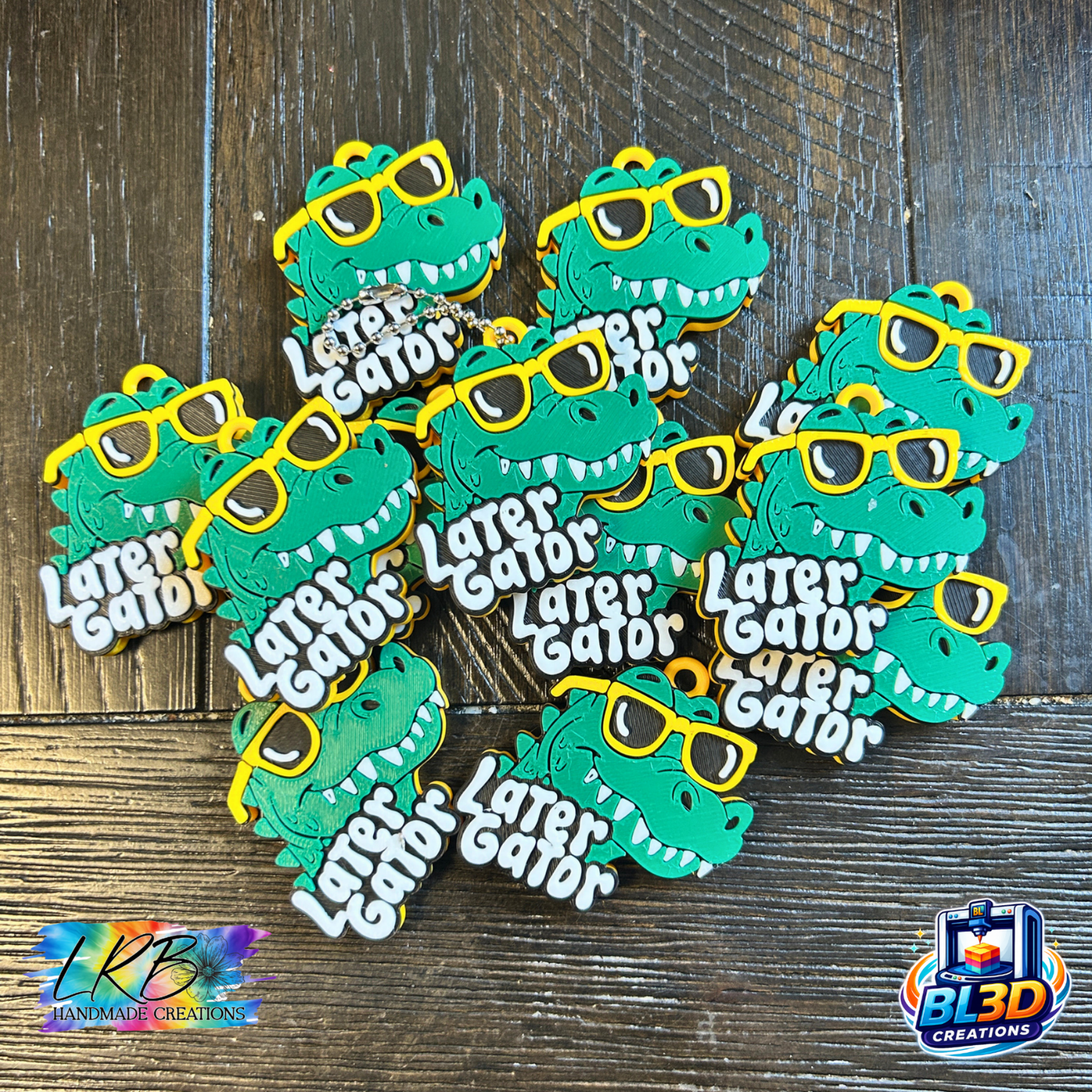 Lator Gator Nail Saver Tab Opener Keychain - 3D Printed